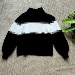 Mock turtle neck sweater
